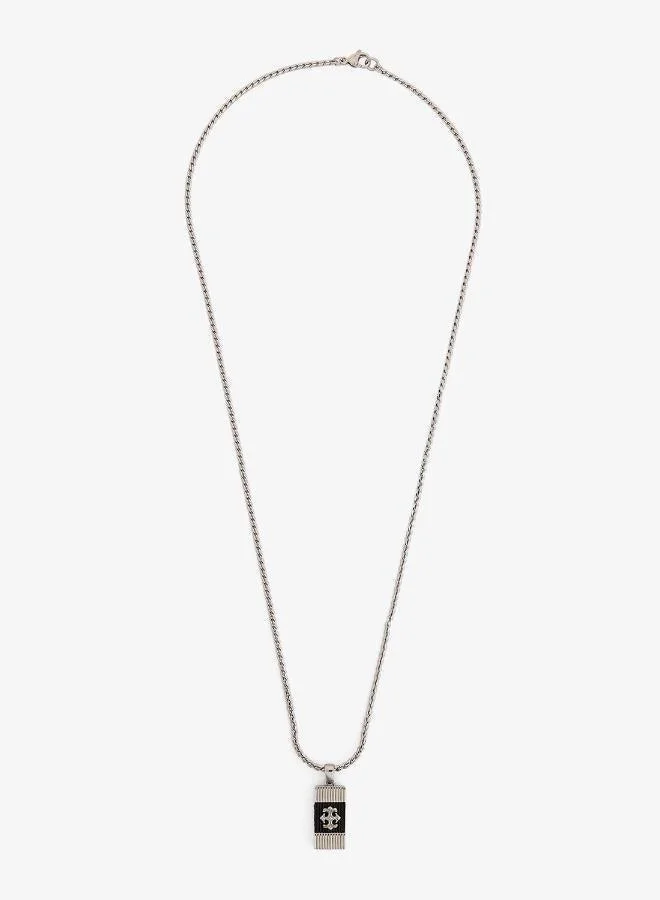 GUESS  Rebel Moon Logo Necklace for Men | Best Price UAE