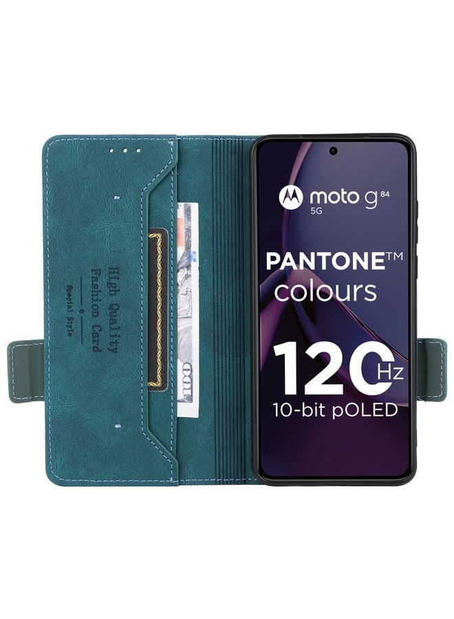 S-TOP Case For Motorola Moto G84 5G Magnetic Clasp Leather Phone Case - Image 4