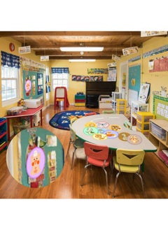 Well Tile 20 Pack Zoo Animal Carpet Spots Markers Sticker Classroom Floor Dots Label 4 Inch-Teacher Supplies Carpet Circles For Elementary School Kindergarten Daycare Classroom  - Image 4