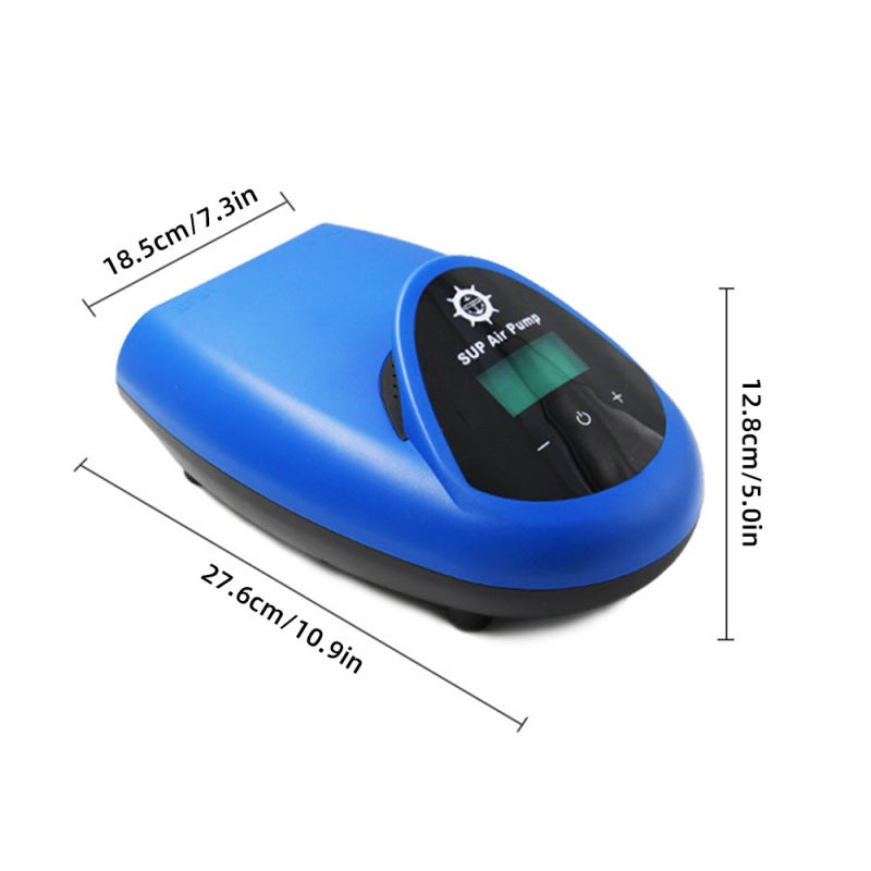 Electric SUP Pump: Blue High-Pressure Dual Motor, 6-Min Fast Inflation - Precise Digital Pressure Control, Auto-Stop Feature for Inflatable Paddle Boards, Boats, Kayaks for Water Sports Enthusiasts - Image 4