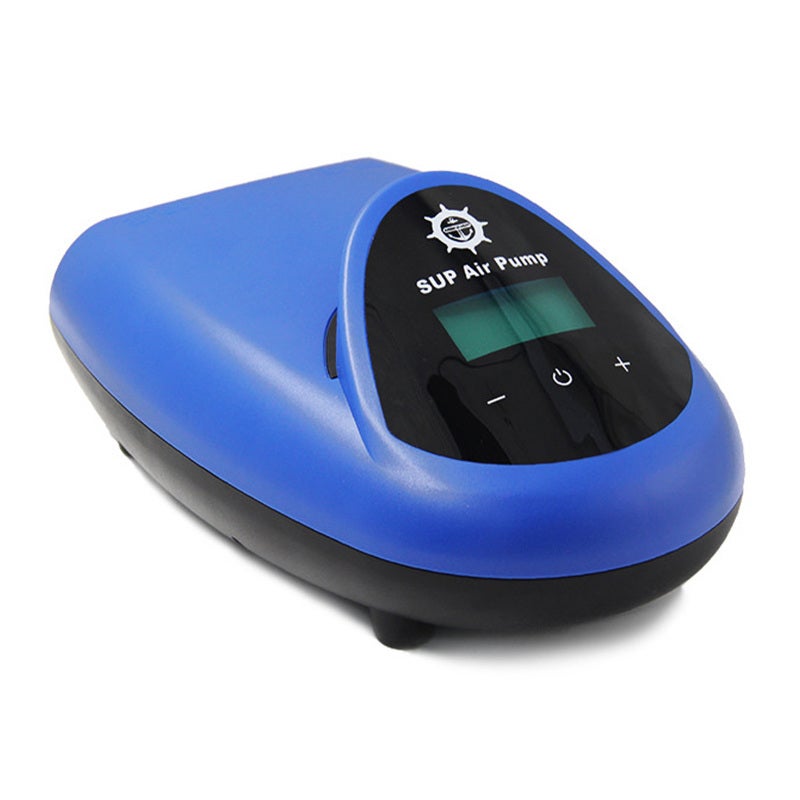 Electric SUP Pump: Blue High-Pressure Dual Motor, 6-Min Fast Inflation - Precise Digital Pressure Control, Auto-Stop Feature for Inflatable Paddle Boards, Boats, Kayaks for Water Sports Enthusiasts - Image 1