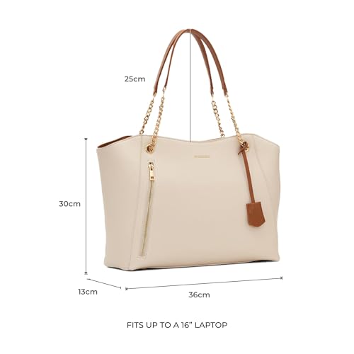 Miraggio Dakota Solid Structured Tote Bag For Women | Shoulder Bag For Women Stylish - Image 3