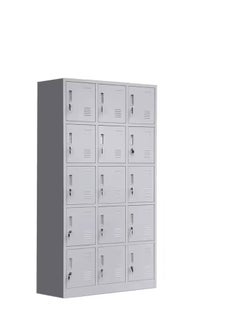 Protector Office Storage Lockers,Metal Garage Storage Cabinet,Large Steel Utility Locker,Garage Cabinets,Locker Cabinet with 12 Compartments for School Office Gym  - Image 1