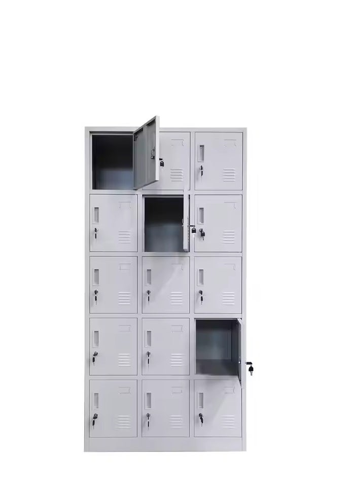 Protector Office Storage Lockers,Metal Garage Storage Cabinet,Large Steel Utility Locker,Garage Cabinets,Locker Cabinet with 12 Compartments for School Office Gym  - Image 4