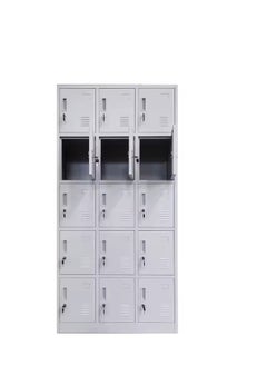 Protector Office Storage Lockers,Metal Garage Storage Cabinet,Large Steel Utility Locker,Garage Cabinets,Locker Cabinet with 12 Compartments for School Office Gym  - Image 5