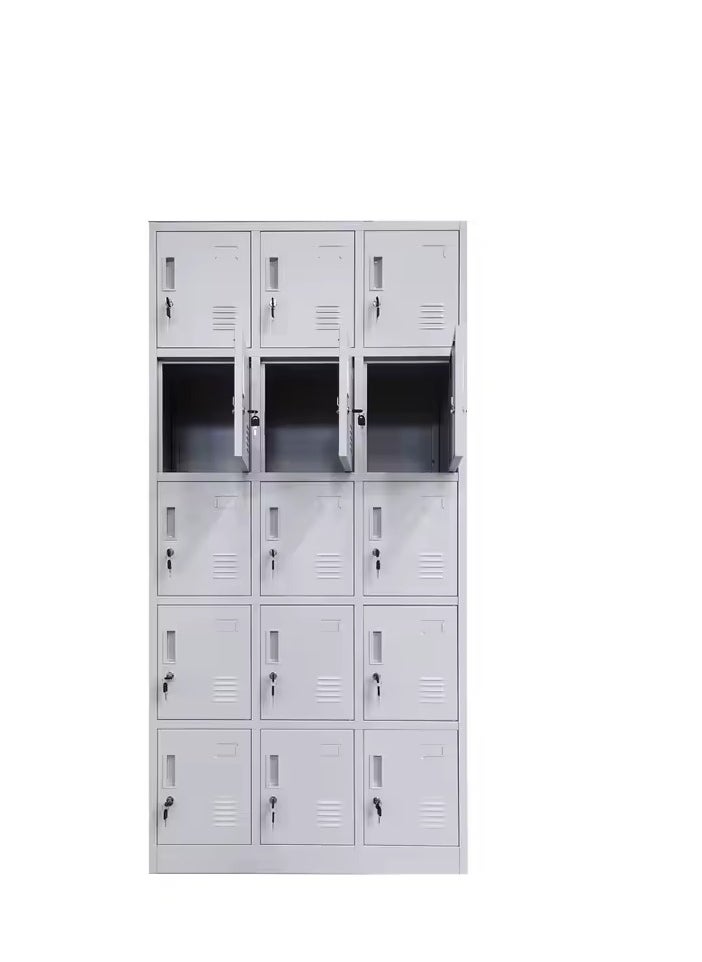 Protector Office Storage Lockers,Metal Garage Storage Cabinet,Large Steel Utility Locker,Garage Cabinets,Locker Cabinet with 12 Compartments for School Office Gym  - Image 5