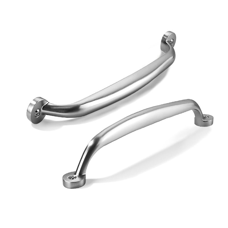 CABDM 10 Pack 6 inch Hole Center Brushed Satin Nickel Cabinet Pulls Heavy Duty Solid Drawer Hardware Handles Kitchen Vanity Bathroom Handles - Image 2