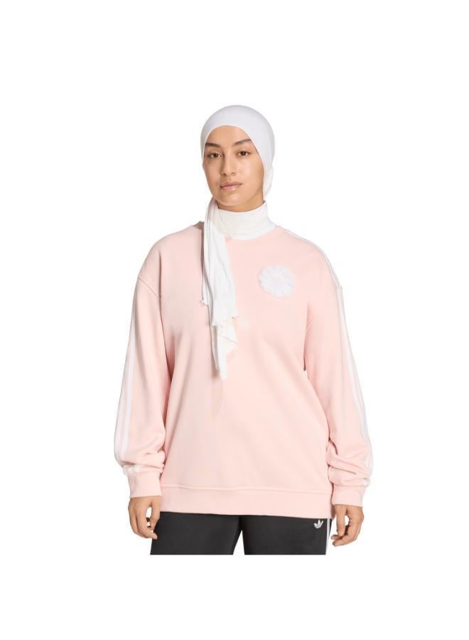 اديداس اوريجينالز كنزة ADIDAS ORIGINALS LACE BRANDING CREW - Image 1