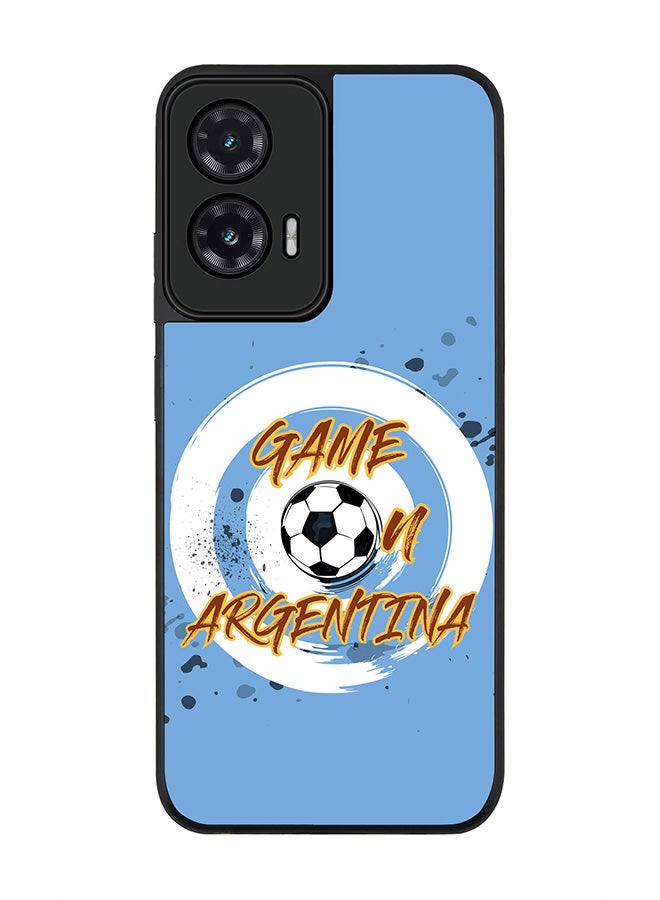 Stylizedd For Motorola Moto G35 Case,Slim fit Camera Protection, Shockproof Thin Phone cover  - Game on Argentina