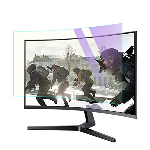 AEGIFT CapriTech 32 Inch Anti Blue Light Monitor Screen Protector -Anti Glare Filter Film for Curved screen, No Air Bubbles/Relieve Eyestrain/Ultra Clear - Image 1