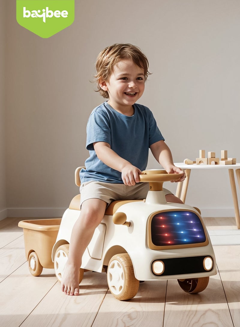 بيبي ChatGPT said:  سيارة الأطفال بايبي لوموس (Baybee Lumos) للركوب والدفع، سيارة دفع للرضع مع أضواء RGB، موسيقى، مساحة تخزين واسعة ومسند ظهر عالي | سيارة ركوب ودفع للأطفال للقيادة من 1 إلى 3 سنوات، أولاد وبنات (رمادي) - Image 3