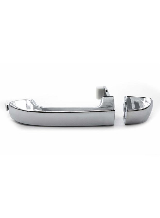 Otois Set of 2 Rear Left and Right Pair Exterior Outside Chrome Door Handle Compatible with Hyundai Veracruz 2007 2015 - Image 5