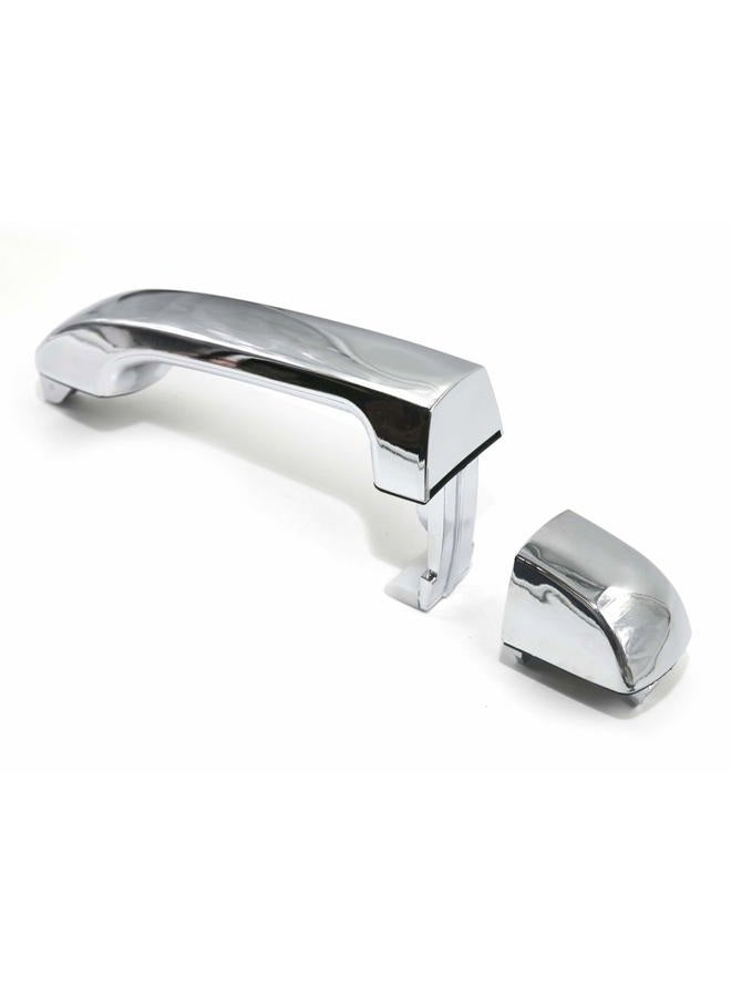 Otois Set of 2 Rear Left and Right Pair Exterior Outside Chrome Door Handle Compatible with Hyundai Veracruz 2007 2015 - Image 3