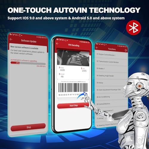 THINKCAR Thinkdiag2 All System Bidirectional Control OBD2 Diagnostic Scanner for iOS & Android, Bluetooth Scan Tool with CAN-FD Protocol, AutoVIN, Active Test, 15+ Reset Functions, ECU Coding, 1 Year Fr-ee - Image 4