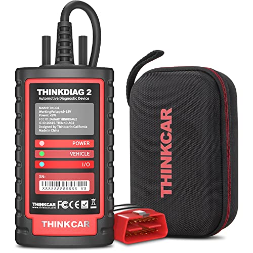 THINKCAR Thinkdiag2 All System Bidirectional Control OBD2 Diagnostic Scanner for iOS & Android, Bluetooth Scan Tool with CAN-FD Protocol, AutoVIN, Active Test, 15+ Reset Functions, ECU Coding, 1 Year Fr-ee - Image 1