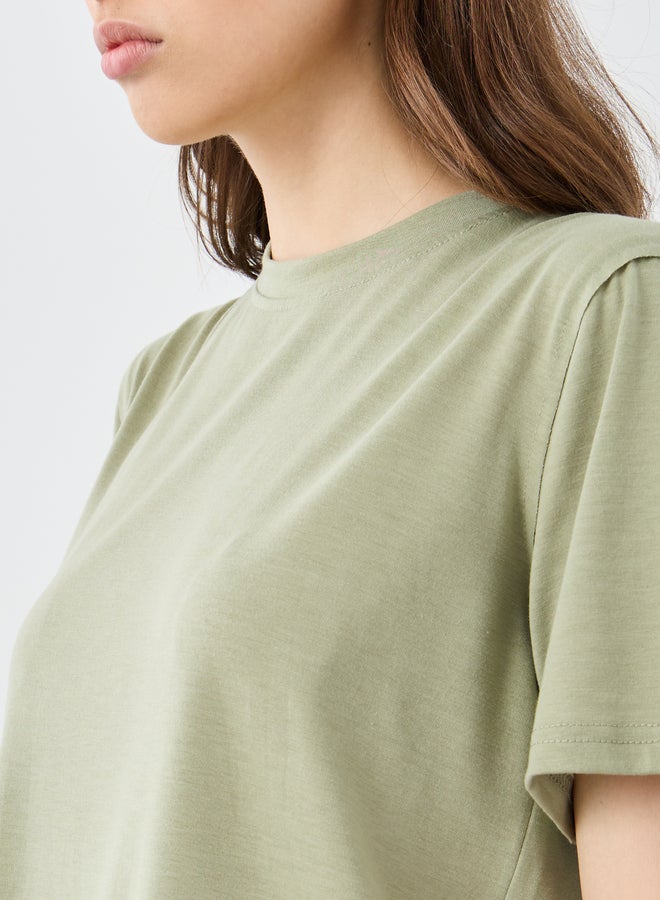 Take Two Solid Round Neck Regular Fit T-Shirt - Image 3