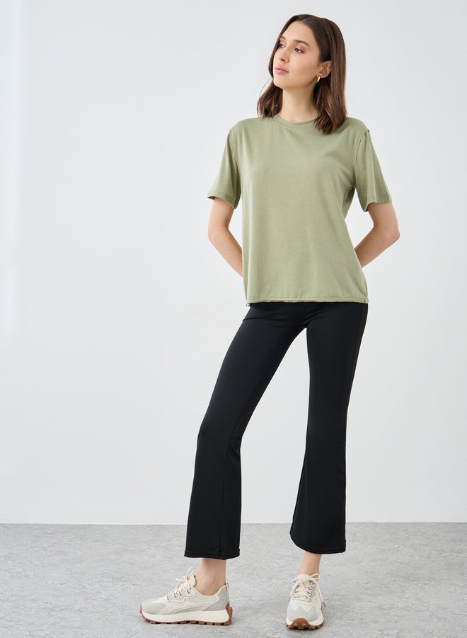 Take Two Solid Round Neck Regular Fit T-Shirt - Image 2