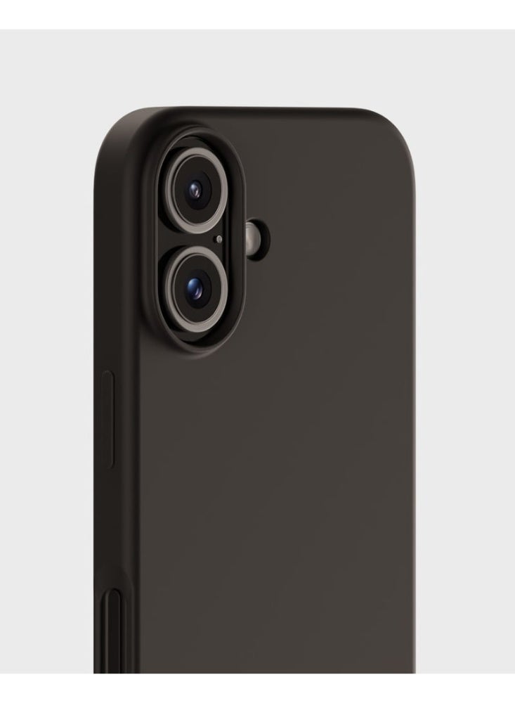 بليكس غطاء جراب هاتف آيفون 16 مزود بغطاء حماية من السيليكون السائل الناعم مضاد للخدش ومضاد للصدمات مع بطانة من الألياف الدقيقة، غطاء خلفي واقي نحيف مع ملمس مريح للحمل ومضاد للبصمة - Image 1