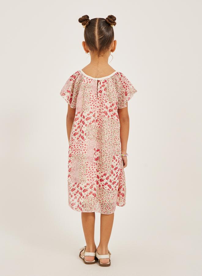 Styli Floral Print Dress  - Image 4