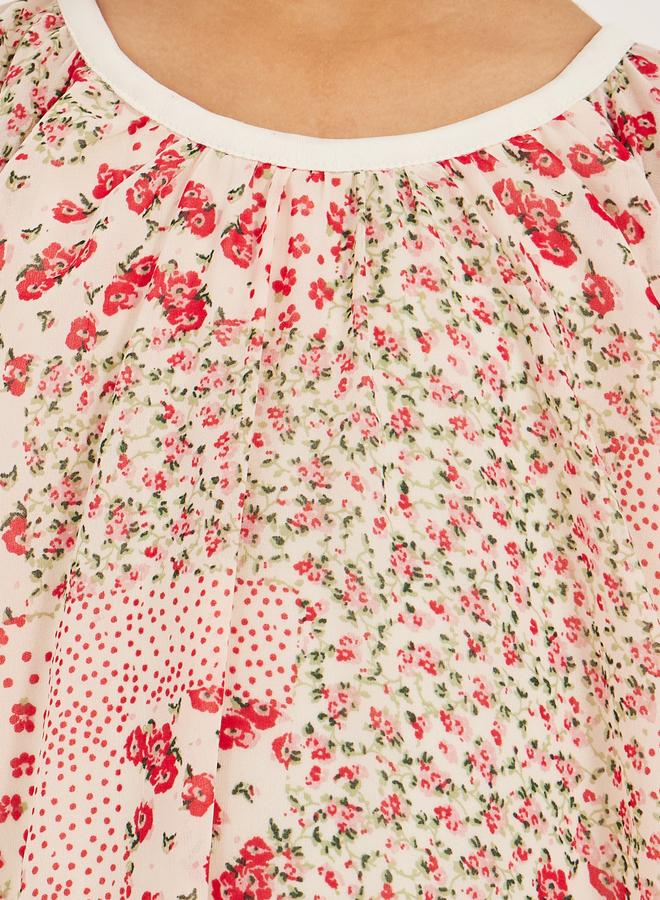 Styli Floral Print Dress  - Image 3
