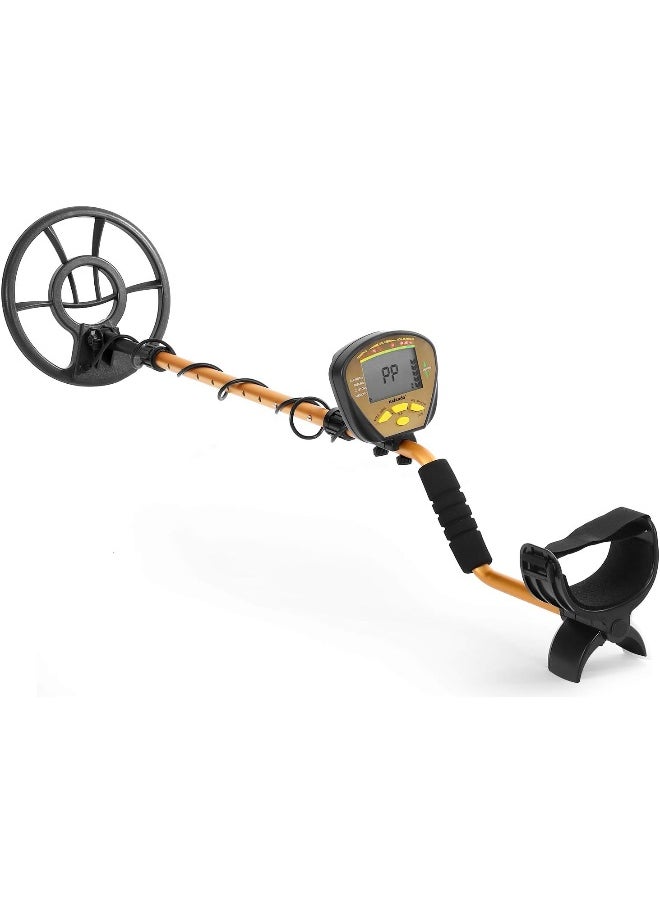 NALANDA 18kHz Metal Detector With 4+1 Detection Modes, Outdoor Gold Digger Finder Adjustable Sensitivity Waterproof Search Coil LCD Display