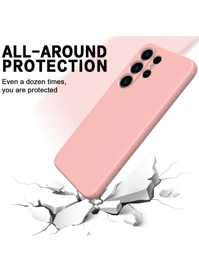 S-TOP Case For Samsung Galaxy S23 Ultra 5G Pure Color Liquid Silicone Shockproof Full Coverage Phone Case - Image 3