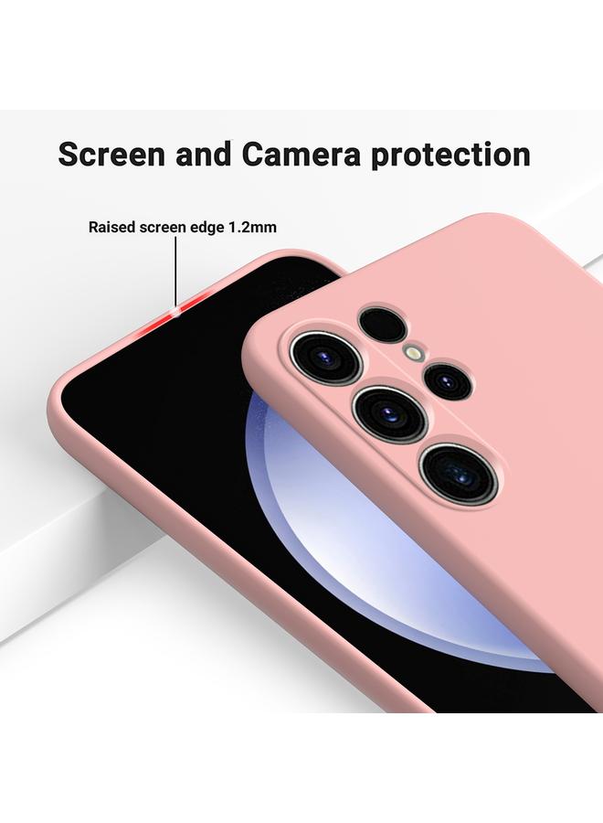 S-TOP Case For Samsung Galaxy S23 Ultra 5G Pure Color Liquid Silicone Shockproof Full Coverage Phone Case - Image 5