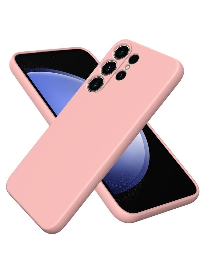 S-TOP Case For Samsung Galaxy S23 Ultra 5G Pure Color Liquid Silicone Shockproof Full Coverage Phone Case - Image 1