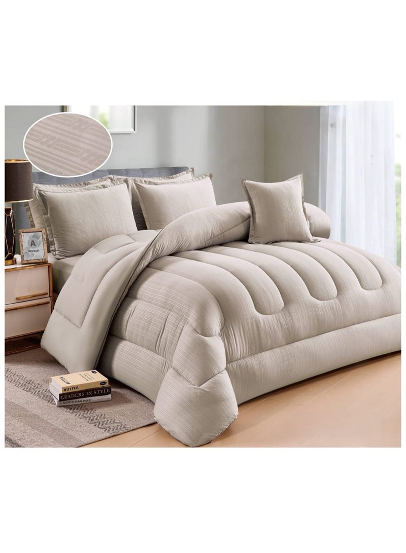 Deval Soft Double Bedspread Set 7 Pieces Summer - Image 1