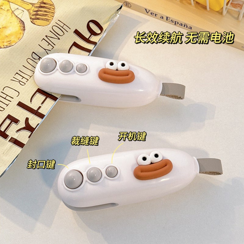 Rechargeable Mini Portable Vacuum Heat Sealer Bag Clip - Image 2