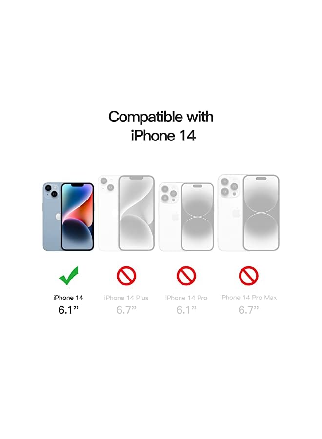 جي تيك واقي الشاشة لـ iPhone 14 6.1 بوصة ، فيلم زجاجي مقسى ، 3 عبوات - Image 2