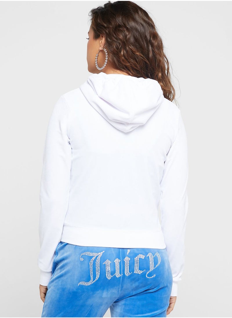 Juicy Couture - Drawstring Pocket Detail Hoodies - Image 1
