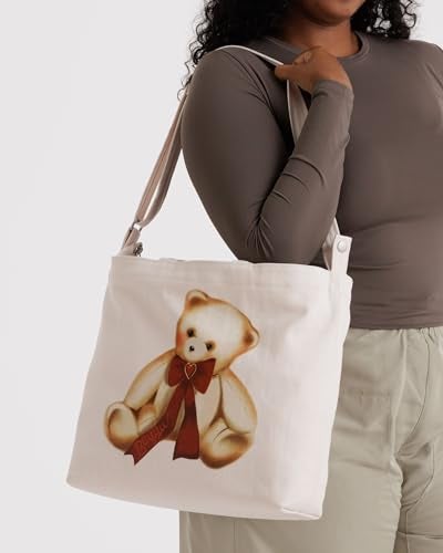 BAGGU Horizontal Zip Duck Bag - Teddy Bear - Image 2