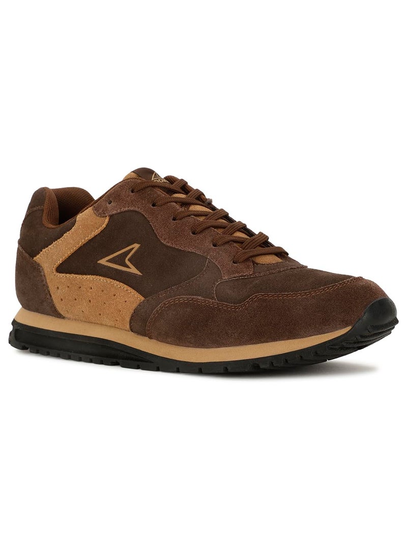 Power Men's Extreme Leather Brown Sports Shoes - 10 UK (8364000) - Image 1