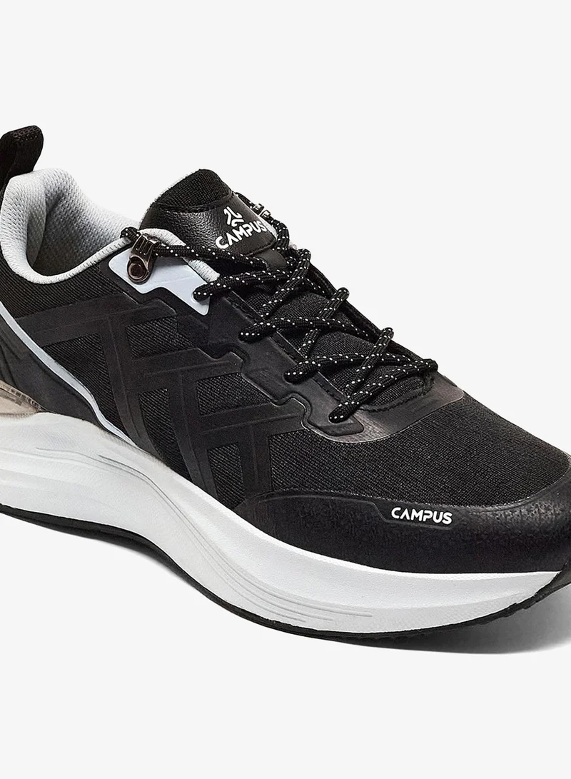 Campus Black Men Trick Bubble Yoga Max Lace-Up Running Shoes-Black for Men | Best Price UAE