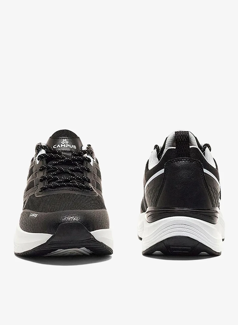 Campus Black Men Trick Bubble Yoga Max Lace-Up Running Shoes-Black for Men | Best Price UAE