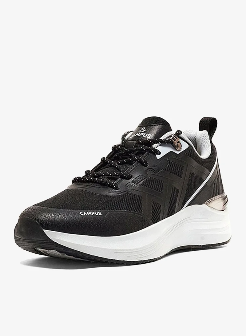 Campus Black Men Trick Bubble Yoga Max Lace-Up Running Shoes-Black for Men | Best Price UAE
