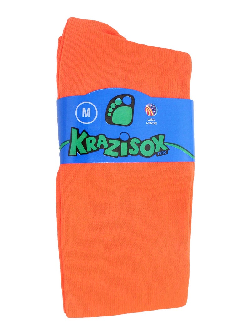 TCK Krazisox Neon Over the Calf (Neon Orange, Medium) - Image 2