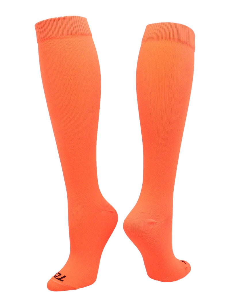 TCK Krazisox Neon Over the Calf (Neon Orange, Medium) - Image 1