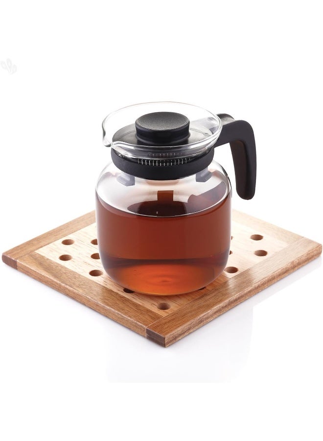 بوروسيل غلاية زجاجية مقاومة للهب مع مصفاة، 1 لتر - Image 1