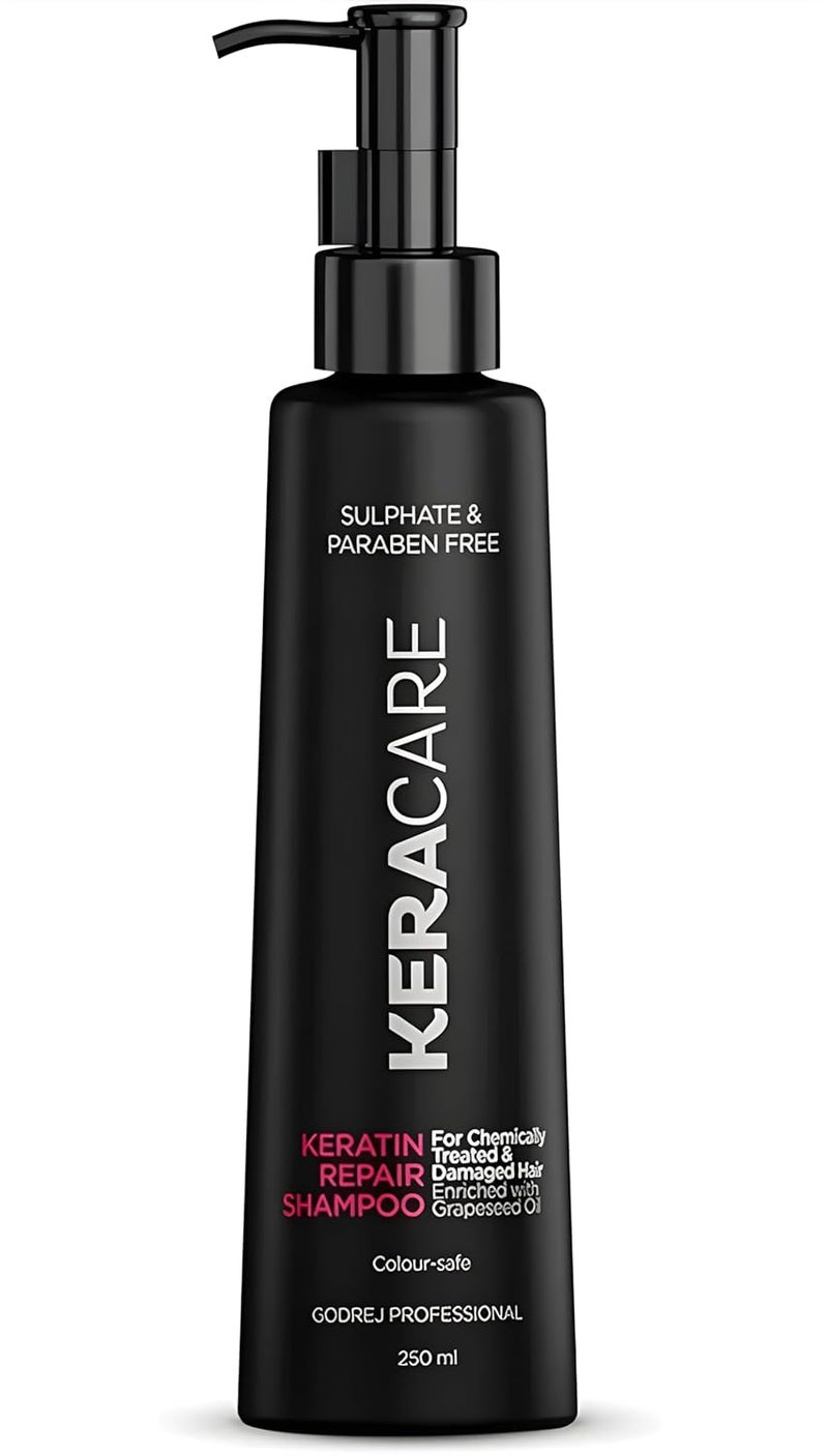 Generic VGSE KERACARE KERATIN REPAIR SHAMPOO FOR WOMENSULPHATE PARABEN FREE FOR CHEMICALLY TREATED DAMAGED HAIRCOLOUR SAFE 250 ML  - Image 1