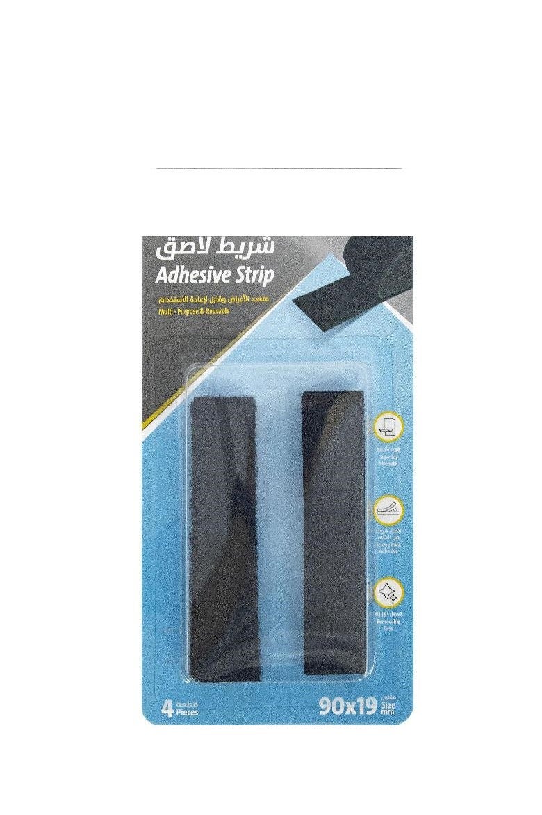 شرائط تثبيت خلفية لاصقة 19 × 90 مم