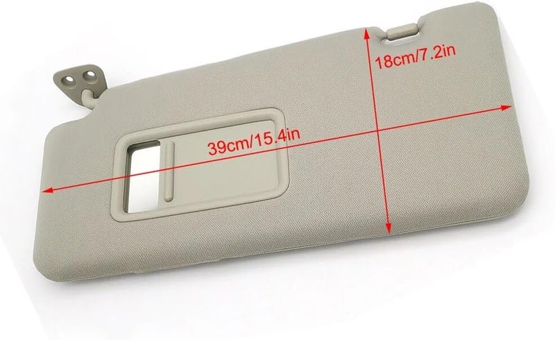 DEMULAX Car Inner Sun Visor for Nissan Tiida 2005-2010 - Image 2