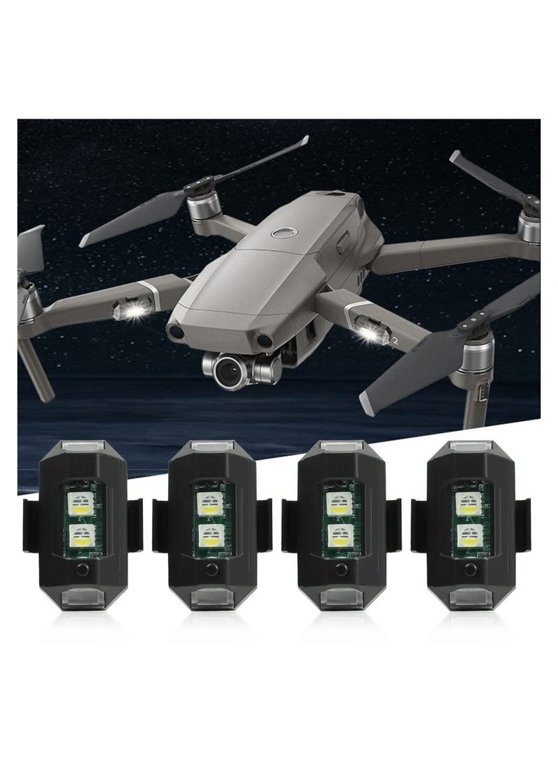 Y&D 4pcs LED Strobe Drone Light Aircraft Flying Anti-Collision Night Lights 7 Colors USB Charging for DJI Air 2S / Mini 2 Mavic Bike Dirt Car Motorcycle - Image 1