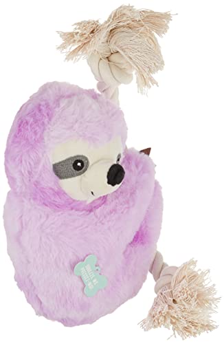 Fringe Studio Plush Dog Toy Purple Sloth On A Rope PetShop Collection 289374 - Image 1