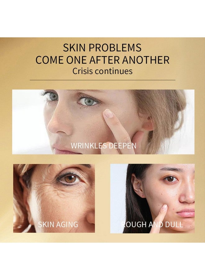 Grospe 24K Gold Serum For Face 2Pack Skin Tone Even Anti Aging Moisturizer With Vitaminskin Care Glow Collagen Booster Serum Hyaluronic Acid For Dark Spots & Fine Lines 2.02Fl Oz - Image 3
