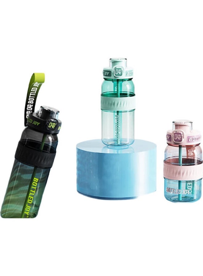 Bottled Joy Large Capacity Fitness Water Bottle For Women, High Temperature Resistant Plastic Water Cup, Tuntun Cup - Image 3