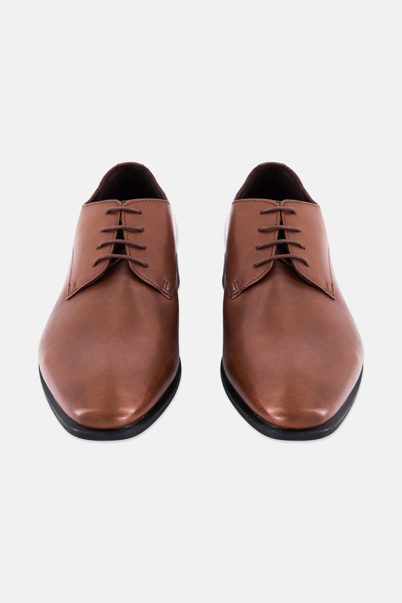 GEOX Men U High Lift Lace Up Formal Shoes, Dark Brown - Image 2