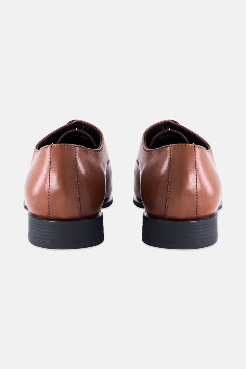 GEOX Men U High Lift Lace Up Formal Shoes, Dark Brown - Image 3