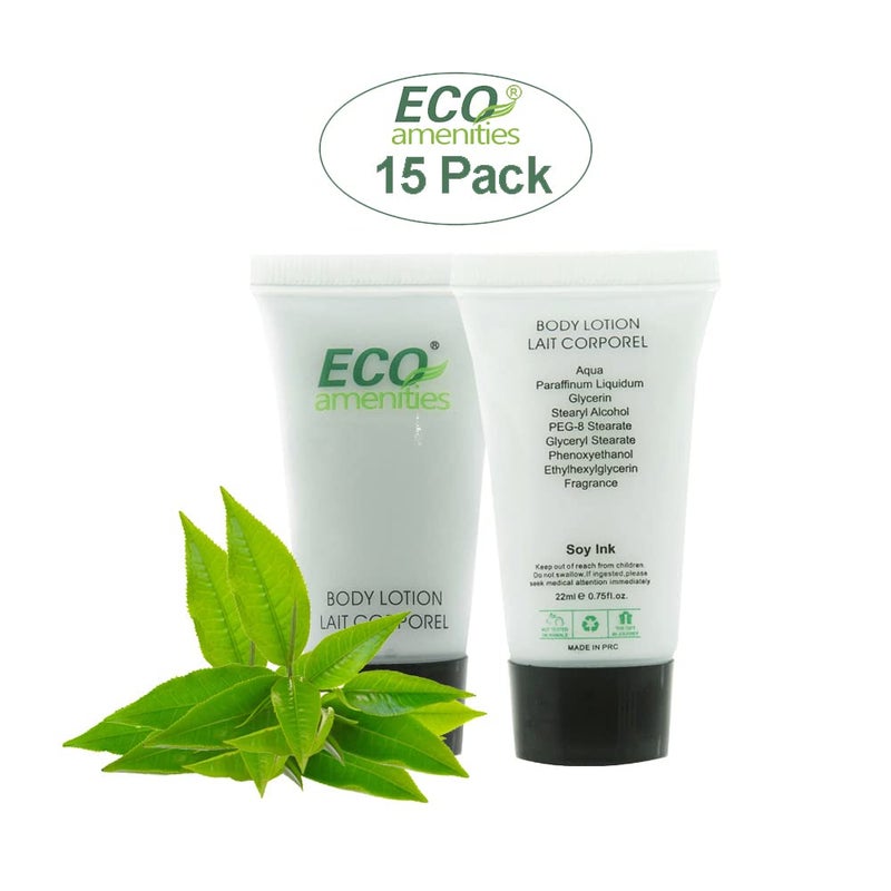 ECO Amenities 5-Piece All-in-Kit Hotel Toiletries Bulk 420pcs (84 Toiletry Kits) Travel Soap-Lotion-Shampoo & Conditioner 2 in 1-Disposable Toothbrush-Toothpaste per Kit Guest Shower Bath Amenities - Image 5